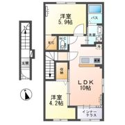 サンティエ・テラン（Santie terrain）の間取り画像