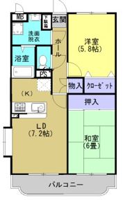 プティレカンIZUMIの間取り画像
