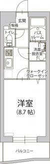 クーチャ 万願寺の間取り画像