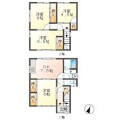 岐阜市加納住宅 B-1の間取り画像