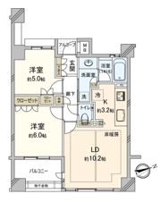 プラウド立川の間取り画像