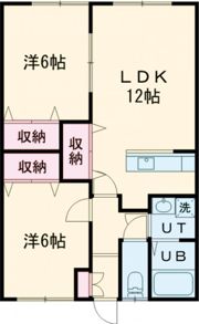 ハイム幸永の間取り画像