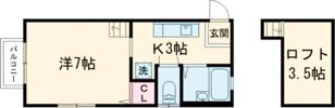 メゾン・アンヘレスの間取り画像