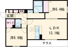 シャーメゾングラニテの間取り画像
