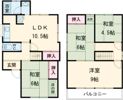 播磨町宮西戸建の間取り画像