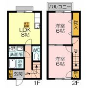 メヌエットA棟の間取り画像