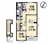 クローバー21 B棟の間取り画像