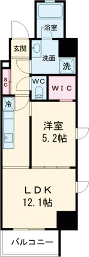 プロシード新安城の間取り画像