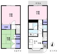 サニーハイツ三枝の間取り画像
