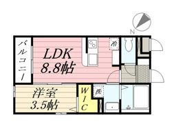 LUXCAS大橋の間取り画像