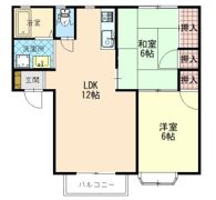 ランドパーク東手城の間取り画像