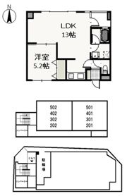 Court Condohr（コート コンドール）の間取り画像