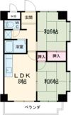 アビタシオン中崎の間取り画像