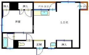 河電ビルの間取り画像