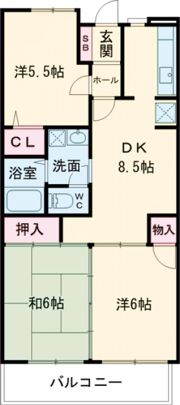 ビルトモアの間取り画像