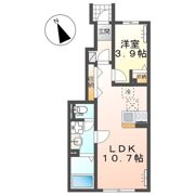 仮）大槻町原田新築アパートの間取り画像