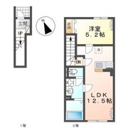 仮）大槻町原田新築アパートの間取り画像
