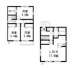 根戸戸建貸家 C棟の間取り画像