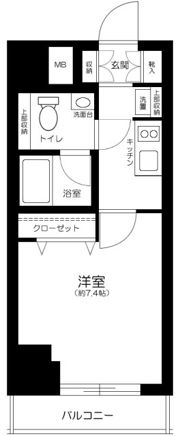 プレール・ドゥーク木場駅前の間取り画像