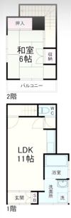 ペットと一緒に暮らせる千葉市稲毛区黒砂戸建の間取り画像