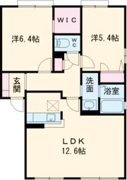 フェリーチェ学研台I B棟の間取り画像