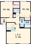 フェリーチェ学研台I B棟の間取り画像