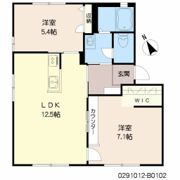 クエストヒル陣原 B棟の間取り画像