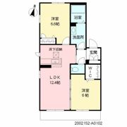 PRADO陣原の間取り画像