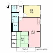 ハイム福智の間取り画像