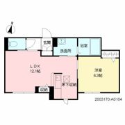 シャーメゾン則松東の間取り画像
