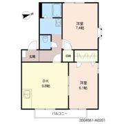 フレグランス里中の間取り画像