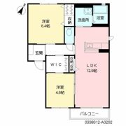 シャーメゾン茶屋の原I A棟の間取り画像