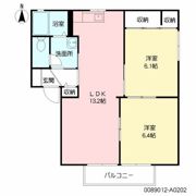 DIAS ASANO A棟の間取り画像