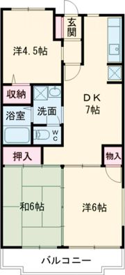グリーンパーク田園18号の間取り画像