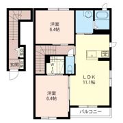 サンコウ高野 Bの間取り画像