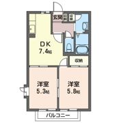 スリーコート Aの間取り画像