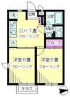 カトルコートの間取り画像