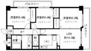 ファインコート鴻池南館の間取り画像