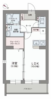 ラ ヴェリテ ヤハタの間取り画像
