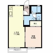 フレグランス野田 Aの間取り画像
