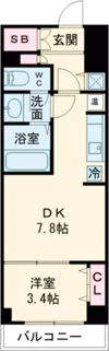 インプルーブ三宮イーストの間取り画像