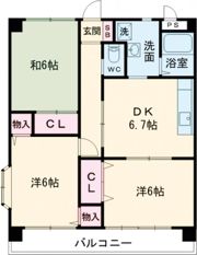 プレステージ多米の間取り画像