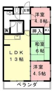 レジデンス桜の間取り画像
