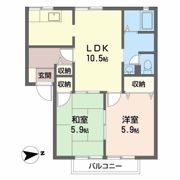 ディアスふじたの間取り画像