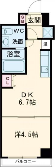 インプルーブ三宮イーストの間取り画像