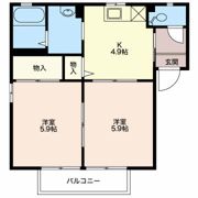 フレグランス安原の間取り画像