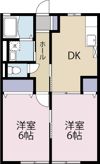 リバティ机島Bの間取り画像
