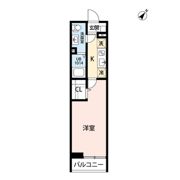 （仮称）古淵アパート計画A棟の間取り画像