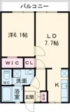 パナハイツ鏡Cの間取り画像