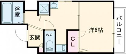 プレサンス神戸駅前の間取り画像